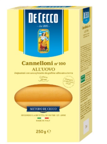CANNELLONI UOVO 12x0,250
