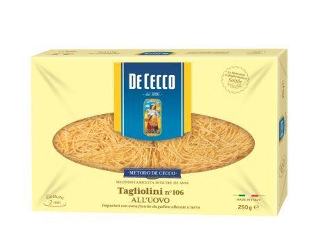 TAGLIOLINI UOVO DE CEC.12x0,250