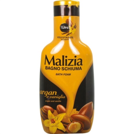 MALIZIA BAGNO SCHIUMA ARGAN &amp;VANIGLIA ML.1000