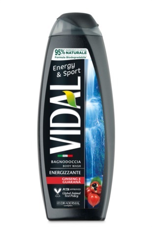 VIDAL BAGNO SCHIUMA ENERGY&SPORT ML.500 | IM.A. S.r.l.
