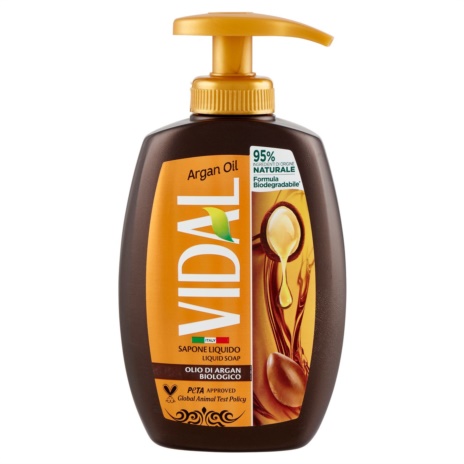 VIDAL SAPONE LIQUIDO  ARGAN      ML.300