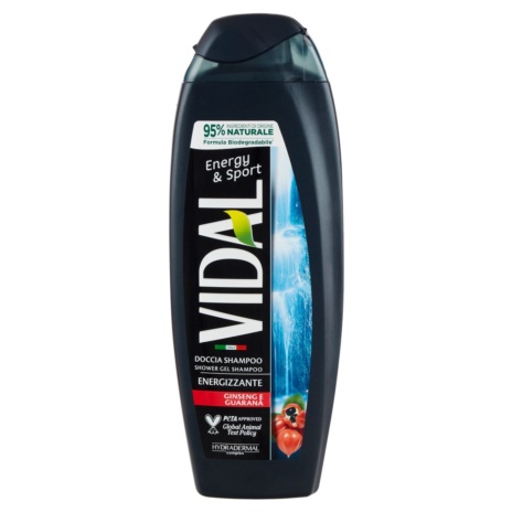 VIDAL DOCCIASCHIUMA ENERGY SPORT GINSENG ML.250