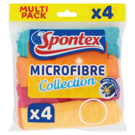 SPONTEX PANNI MICROFIBRA   PZ.4