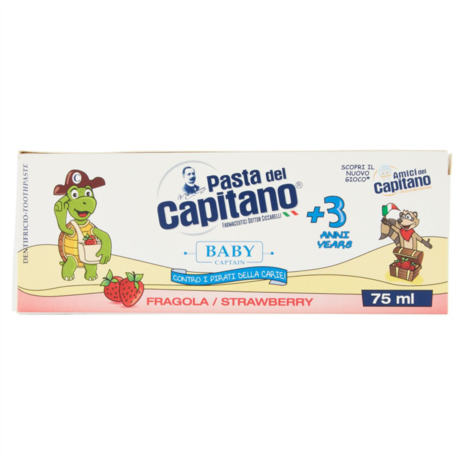 CAPITANO DENTIFRICIO BABY FRAGOLA M75