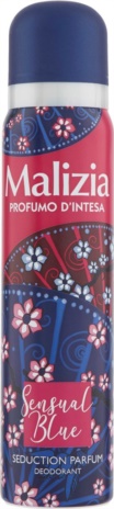 MALIZIA DEODORANTE SPRAY DONNA  SENSUAL BLU  SPRAY ML.100