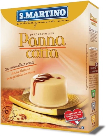 PREPARATO PER PANNA COTTA S.GLUT SAN MARTINO gr.95x11