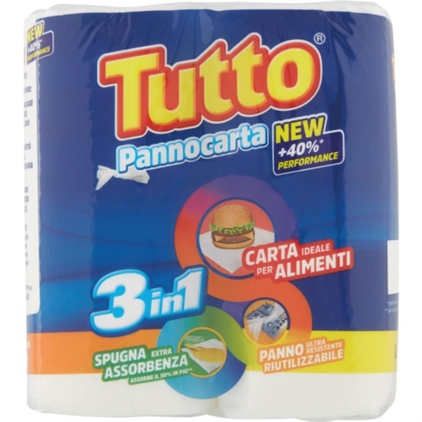 TUTTO PANNOCARTA 3 in1  x  (Rotoli 2)