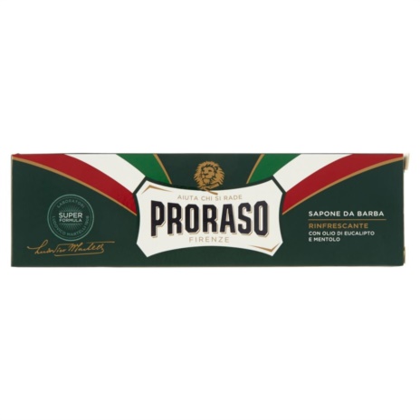 PRORASO SAPONE BARBA RINFRESCANTE VERDE TUBO ML.150