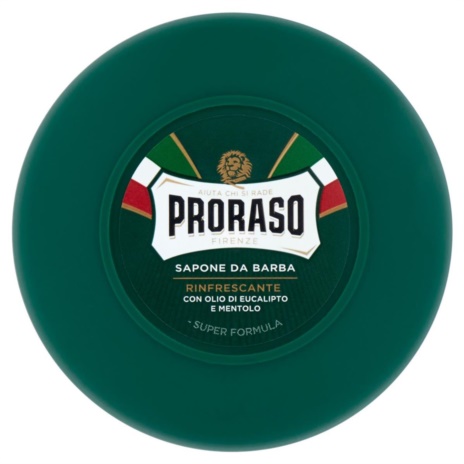 PRORASO SAPONE BARBA  VERDE  RINFRESCANTE CIOTOLA ML.150