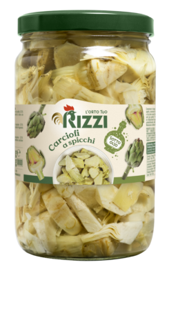 CARCIOFI SPICCHI VASO Kg.1,700x6