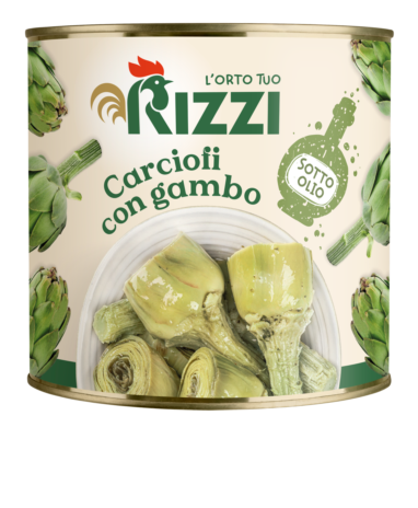 CARCIOFI GAMBO OLIO RIZZI 06x3 kg