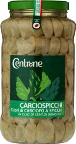 CARCIOFI SPICCHI IN OLIO 4x3,1
