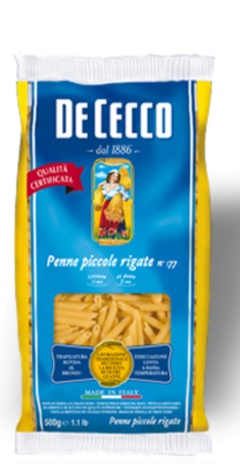PENNE PICCOLE RIGATE 24x0,500