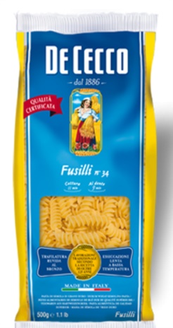 FUSILLI DE CECCO N.34 12x1