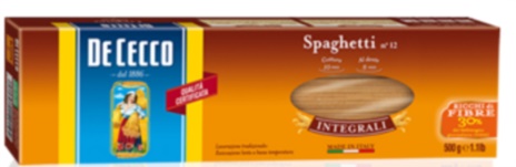 SPAGHETTI INTEGRALI 24x0,500