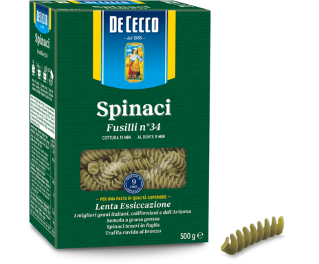 FUSILLI CON SPINACI 12x0,500