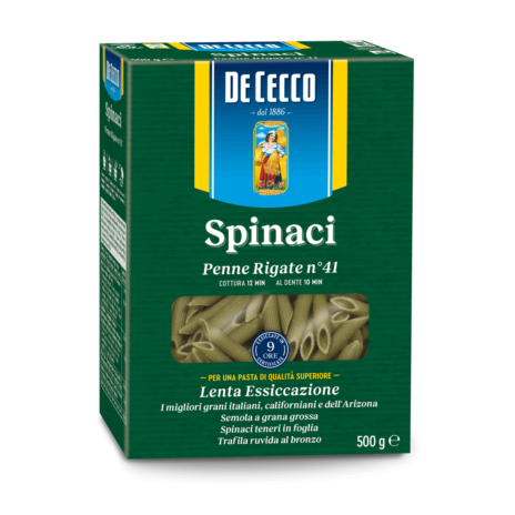 PENNE CON SPINACI 12x0,500
