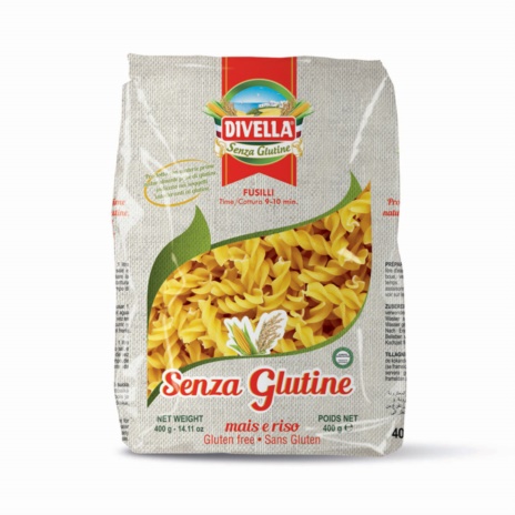 FUSILLI SENZA GLUTINE 12x0,400