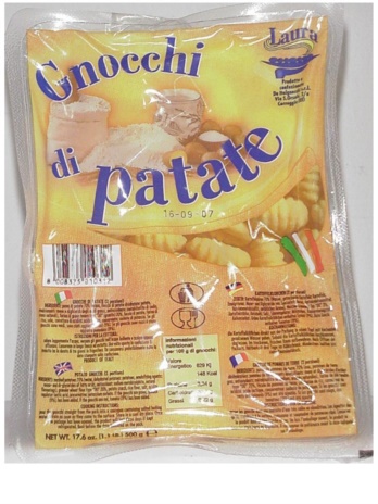 GNOCCHI DI PATATE     12x0.500