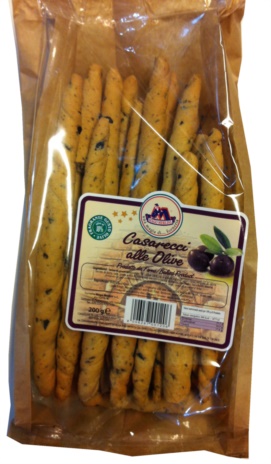 GRISSINI CAS. OLIVE  12x0.200