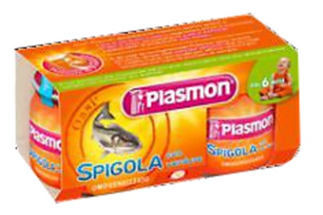 OMO SPIGOLA PLASMON 2x80gr.x12