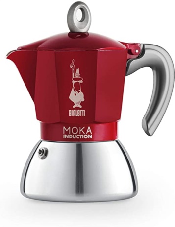 CAFF.MOKA INDUCT RED 04x6tz