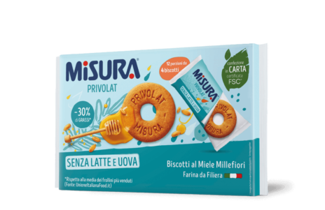 MISURA BISCOTTI PRIVOLAT MIELE 400Gx12