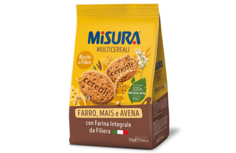 MISURA BISCOTTI MULTICEREALI 330Gx10