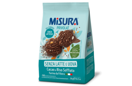 MISURA BISCOTTI PRIVOLAT CACAO 290Gx12