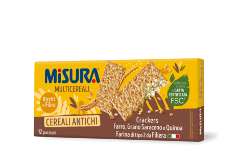 MISURA CRACKERS MULTICEREALI 350Gx12