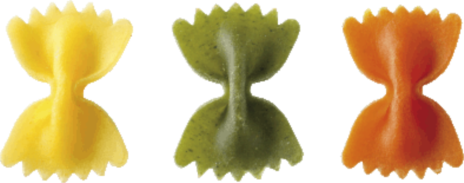 FARFALLE TRICOLORE 12x0,500