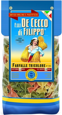 FARFALLE TRICOLORE gourmet 12x0,500