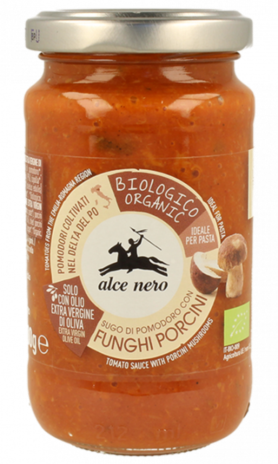 SUGO DI POMODORO CON FUNGHI PORCINI BIO 12x0,200