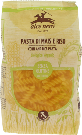 FUSILLI SENZA GLUTINE DI MAIS E RISO BIO 12x0,250