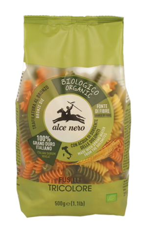 FUSILLI TRICOLORE BIO 12x0,500