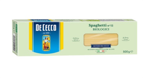 SPAGHETTI BIOLOGICI 20x0,500