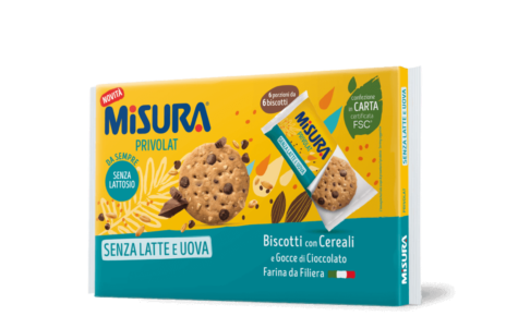 MISURA BISCOTTO PRIVOLAT CEREALI E GOCCE 280Gx10 art.08834100