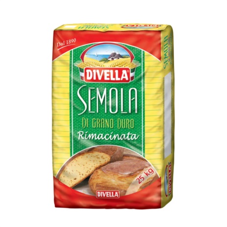 SEMOLA RIMACINATA DIVELLA KG.25 