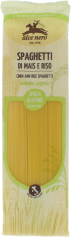 SPAGHETTI SENZA GLUTINE DI MAIS E RISO BIO 12x0,250